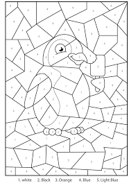 Basic jungle color by number. Free Printable Color By Number Coloring Pages Best Coloring Pages For Kids