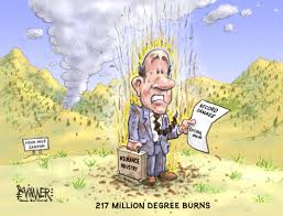 Fire walls and balls, fires, torches, flame blowers and more. 217 Degree Burns By Karlwimer Business Cartoon Toonpool