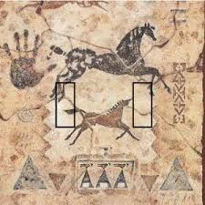 153583653 Native American Indian Wild Horse Cave Drawing Scene Jpg 300 300 Native Art Prehistoric Art Cave Drawings