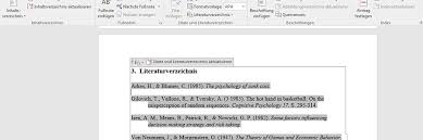 Im literaturverzeichnis sollte sämtliche in der ausarbeitung verwendete literatur angegeben werden. Wie Aktualisiere Ich Mein Literaturverzeichnis