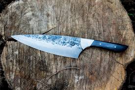 Houshou pirate captain, houshou marine here!. San Mai Chef S Knife Forged At Home Fitted With Stainless Steel Bolster African Blackwood Handle The Blade Is 22cm In Length I Really Love Making These Knives Even Though It S A Lot