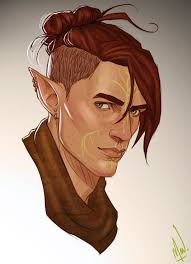 Young Axel Elf Characters Dragon Age Character Portraits