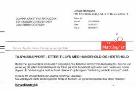 Denne helgen får du 365kr rabatt på alt i nettbutikken med en rabattkode her! Rapport From Inspection Mattilsynet 20 03 2017 Gelido Vento Fci