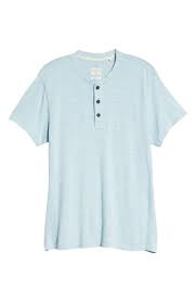Men S Rag Bone Standard Issue Henley Size X Small Blue The Fashionisto