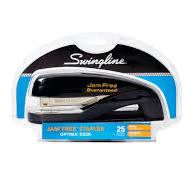 Swingline® Optima® Desk Stapler, 25 Sheets, Graphite Black