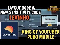 Levinho Sensitivity Code Layout Code Pubg Mobile Sensitivitas Pubg Mobile Terbaik Android New Youtube In 2021 Coding Mobile Layout