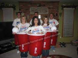Coolest Beer Pong Group Costume Beer Pong Halloween Costume Office Halloween Costumes Group Halloween Costumes