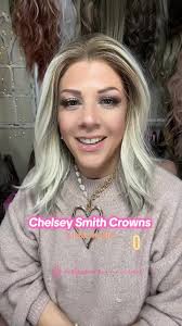 Available @Chelsey Smith Cosmetics Use the 🔗 in my bio for 10% off.  #wighaul #haul #sytheticwig #wig #lacefrontwig #chelseysmithcrowns  #chelseysmithcosmetics #blonde #headbandwig #hair ...