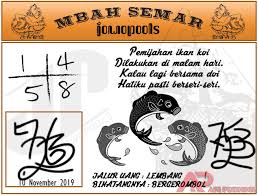 Syair Hk Mbah Semar 10 November 2019 Keluaran Togel