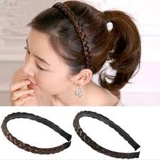 I'm sure this removable braided headband has been done a million times, or maybe not. Women Braided Headband Twisted Wig Headband Hair Bands Hair Accessories Shopee Malaysia