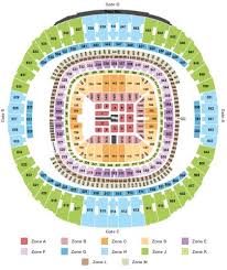 Mercedes Superdome Seating Chart Wrestlemania Elcho Table