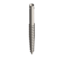 Ground screws, piles, piers, anchors, poles with Adjustable ...