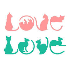 Love Cat Svg Cuttable Design Cat Decal Cricut Crafts Cricut Vinyl