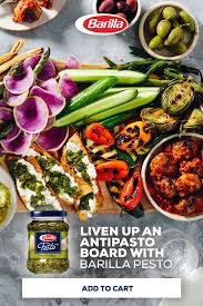 Barilla Pesto Antipasto Platter Vegetarian Recipes Antipasto Platter Party Food Plates