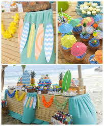 Surfin Safari Surf Themed Birthday Party Beach Themed Party Birthday Party Themes Beach Birthday Party