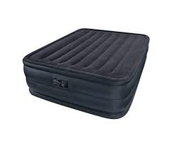 Intex Raised Downy Airbed With Builtin Electric Pump Queen Bed Height 22 Check Out The Image By Visiting The Link This Is An Air Mattress Air Bed Mattress