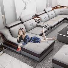 Maybe you would like to learn more about one of these? Luxe Italien Fantaisie Salon Meubles En Bois Salon Grand L En Forme De Canape En Cuir Veritable Aliexpress