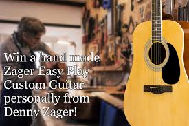Zager Guitar Giveaway Https Zagerguitar Com Giveaways Zager Guitar Giveaway March 3 Lucky 164946 Guitar Easy Play Custom Acoustic Guitars