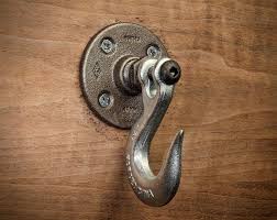 Industrial Coat Rack Wall Hook Robe Hook Home Decor Etsy Industrial Coat Hooks Coat Rack Wall Rustic Industrial Decor