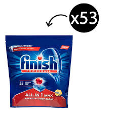If you are unsure of what home cleaning, clothes washing and dishwasher products can be used with your brand of septic tank or home wastewater. Finish Powerball All In 1 Max Dishwasher Tablets Lemon Sparkle Pack 53 Winc