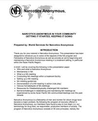 Maybe you would like to learn more about one of these? 25 Unique Narcotics Anonymous Meeting Templates
