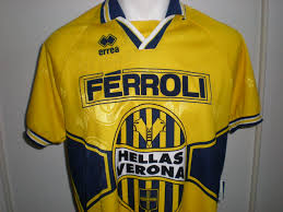 Trikot hellas verona fc ausweichtrikot 2020/2021. Hellas Verona F C Home Fussball Trikots 1996 1997