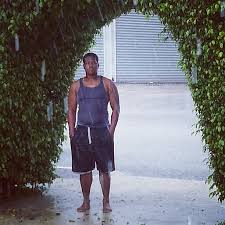 Outside playing in the rain!