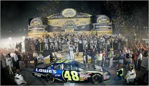 After starting at the rear of the field jimmie johnson goes on to win the ford ecoboost 400 to claim his 7th nascar sprint cup series championship. Johnson Wins 2nd Nascar Championship The New York Times