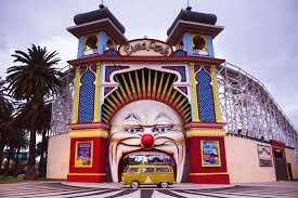 Riding In A Kombi Van From St Kilda Luna Park In Melbourne Down The Great Ocean Road With Hike And Seek Tours Backpacker Asia Travel Melbourne St Kilda