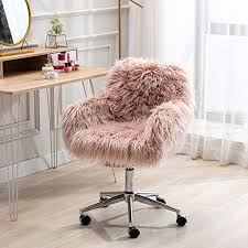 Cushioned chair swivel adjustable computer desk table office dining stool pink. Pink Height Adjustable For Women Velvet Seashell Back Swivel Desk Chair Girls Living Room Wahson Home Office Task Chair With Wheels Kids Furniture Furniture Sostulsa Com
