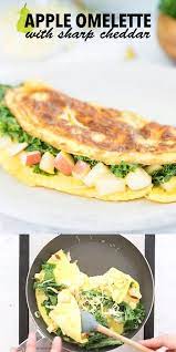 Apple Omelette With Sharp Cheddar Cheese Recipe Omlet Recipes Healthy Omlet Recipes Easy Omlet Recipes
