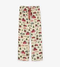 Certifications fair trade certified cotton & factory gots certified organic cotton. Country Christmas Women S Flannel Pajama Pants Little Blue House Ca