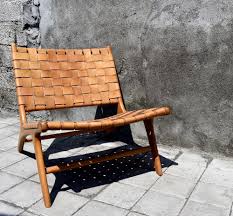 Woven Leather Strap Lounge Chair Leather Lounge Chair Woven Chair Leather Chair