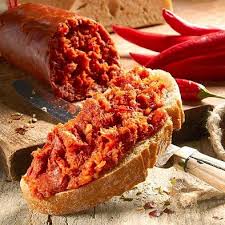 Nduja Pikante Streichsalami Sugo Rezept Lebensmittel Essen Italienisches Essen