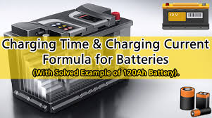 how to calculate the battery charging time battery