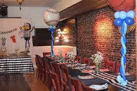 Use a white table cloth (disposable. Sports Themed Baby Shower A Day In The Lalz