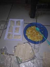 Mulai dari keripik pangsit goreng resep pangsit rebus kuah by maria santoso cookpad. Kreasi Olahan Kulit Pangsit Isi Sayuran Steemit