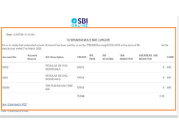 Feb 10, 2021 · sbi bank's cash deposit slip pdf is used for deposit money in state bank of india. Form 16a How To Download Form 16a Interest Certificate For Sbi The Economic Times