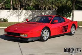 Ferrari for sale with over 50 years of experience acquiring, sourcing and consigning solely ferrari, foskers has an exceptional knowledge of all models. 1990 Ferrari Testarossa Motor City Classic Cars