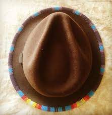 Pin By David On Native Beaded Art Hats And Brims Beaded Hat Bands Beaded Hat Bead Work