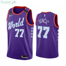 Luka doncic is a basketball player, and basketball players are emotional people. Nba Jersey Men S 2020 Rising Star World Team 77 Luka Doncic Jersey Dallas Mavericks Purple Shopee Philippines