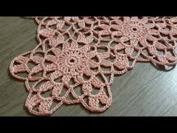 Tigisi Orgu Dantel Modeli Yapimi Sehpa Ortusu Masa Ortusu Runner Crochet Doily Youtube Tig Motifleri Tig Isleri Krose