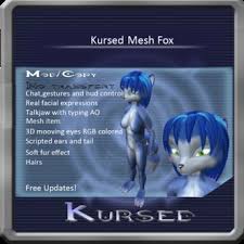 Along with the new title, thor receives a new costume with black body armor, black boots, and a glowing white sash in the form of a thurisaz rune. Second Life Marketplace Kursed Mesh Fox Krystal Blue Avatar Box