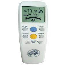 It is manufactured by the original oem and approved by the fcc. Hampton Bay 3 Speed Universal Ceiling Fan Thermostatic Remote Control With Lcd Display 98001 The Home Depot