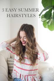 Just Because September Is Fast Approaching Doesn T Mean The Weather Is Going To Cool Down Try These 3 Eas Easy Summer Hairstyles Summer Hairstyles Hair Styles