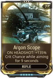 Argon is an inert, colorless and odorless element — one of the noble gases. Argon Scope Warframe Wiki Fandom