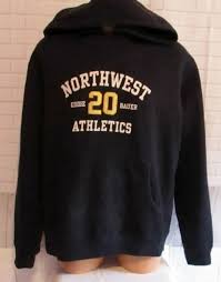 Eddie Bauer Sport Shop Pullover Hoodie Sweatshirt Northwest Athletics Large Blue Eddiebauer Hoodie Hoodies Hoodies Men Pullover Sweatshirt Hoodie