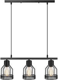 For me, it is the one that is aesthetically pleasing, is cohesive with our style, and also serves its main purpose. Black Pendant Lighting 3 Light Kitchen Island Light Fixtures Rustic Cage Industrial Chandelier For Bar Dinning Room Amazon Com