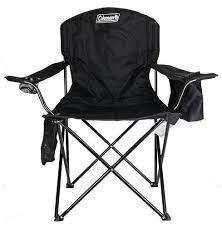 coleman cooler quad portable camping chair black in 2021 coleman camping chairs outdoor folding chairs cooler chairs