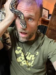 Have you met our Ball Python named “Big Snake” 🐍✨ After his recent move to  the Kathy Brady Education Center, this ball python is settling in just  fine! He's exploring his space